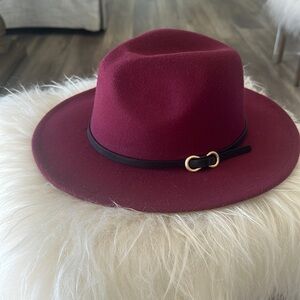 Burgundy Hat NWOT